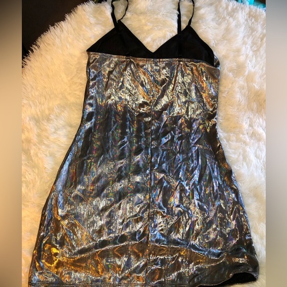 Metallic Silver Dress - Picture 9 of 13